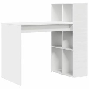 vidaXL Laud Valge Tehispuit 108 x 55 x 103.5 cm