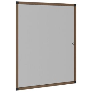 vidaXL putukav&otilde;rk aknale pruun 80 x 100 cm