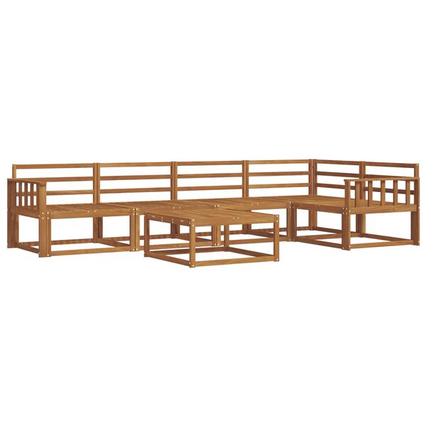 vidaXL V&auml;li diivanikomplekt 6 pcs Neutraalne Tugev akatsiapuu