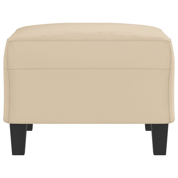 vidaXL jalapink, kreemjas, 70 x 55 x 41 cm, mikrofiiber kangas