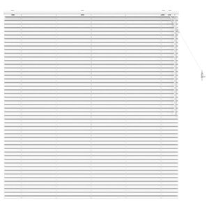 vidaXL Veneetsia rulo Valge 150 x 160 cm 35 mm