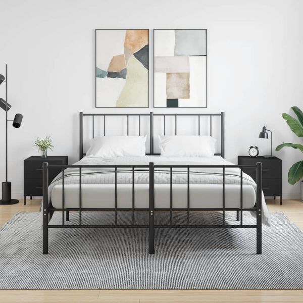 vidaXL &ouml;&ouml;kapid 2 tk, must, 40 x 35 x 47,5 cm, tehispuit