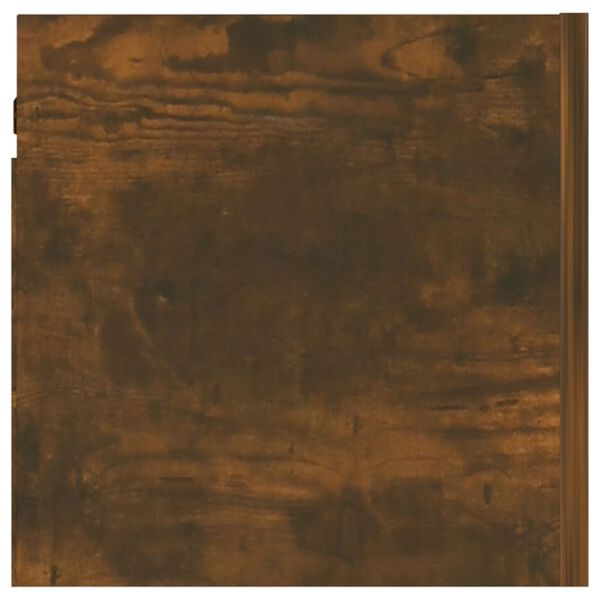 vidaXL seinale paigaldatavad telerikapid 8 tk, suitsutatud tamm