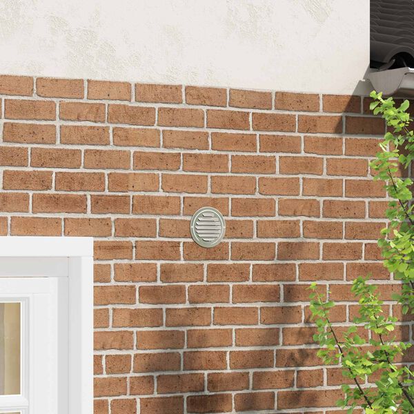 vidaXL &Otilde;hu ventilatsioonikatted 4 pcs H&otilde;bedane 80 mm Roostevaba teras