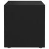 vidaXL telerikapid 4 tk must 37x35x37 cm tehispuit