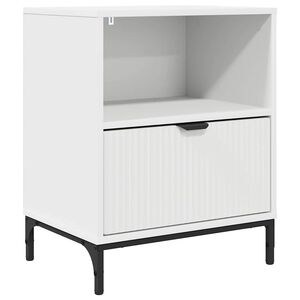 vidaXL &Ouml;&ouml;lambi kapp Valge 49 x 36 x 61 cm Tehispuit