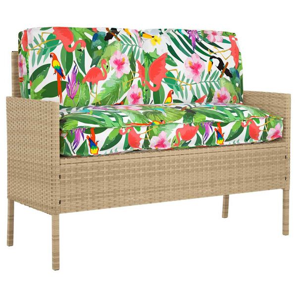 vidaXL Padjakomplekt Lilled 3 pcs Mitmev&auml;rviline Oxfordi kangas