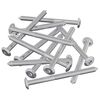 vidaXL M&ouml;&ouml;blikruvid 12 pcs H&otilde;bedane M6 x 85 mm Teras