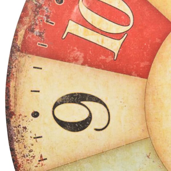 vidaXL vanaaegne seinakell, värviline, 60 cm