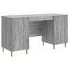 vidaXL Laud riiuliga uksega Hall Sonoma 142,5 x 50 x 75 cm Tehispuit