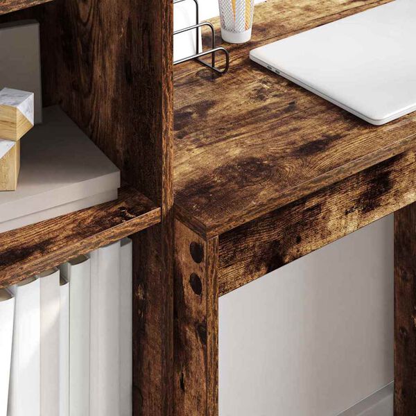 vidaXL Laud sahtliga 2 pcs Suitsetatud tamm