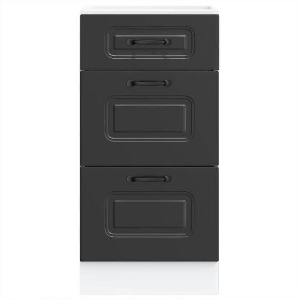 vidaXL k&ouml;&ouml;gip&otilde;randakapp "Kalmar", must, t&ouml;&ouml;deldud puit