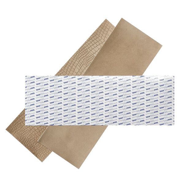 WallArt nahast seinapaneelid "Salisbury", liivakarva, 16 tk