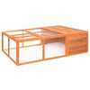 vidaXL loomapuur aeda 150x100x50 cm, nulupuit