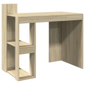 vidaXL kontorilaud, Sonoma tamm, 103,5x56,5x94 cm, tehispuit
