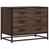 vidaXL Sahtlikapp Pruun tamm 70x41x56 cm Engineered Wood