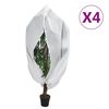 vidaXL lukuga taime fliiskatted 4 tk, 70 g/m&sup2;, 1,2 x 1,8 m