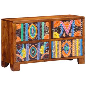 vidaXL Kinga kapp ladustamisega Pruun 90 x 35 x 55 cm Tugev akatsiapuu