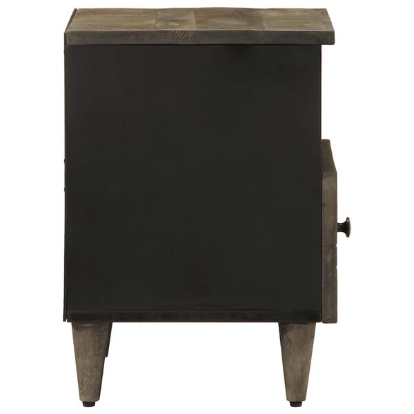 vidaXL &ouml;&ouml;kapid 2 tk helehall 40x33x46 cm t&auml;ispuidust mango