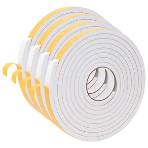 vidaXL Iselihkuv vahtlint 4 pcs Valge 20mm x 5m CR Vaht
