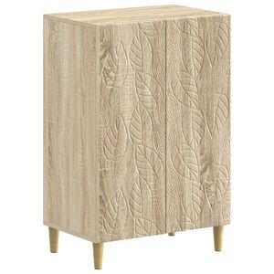 vidaXL Kinga kapp DELFT 59,5 x 39,5 x 90 cm Tehispuit Sonoma tamm