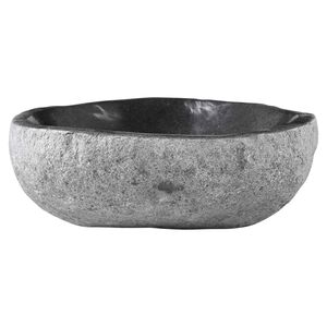 vidaXL Basin Ovaalne Hall (32-37) x (27-30) x 12 cm J&otilde;e kivi