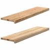 vidaXL aknalauad 2 tk, 100 x 25 x 2 cm, t&ouml;&ouml;tlemata tammepuit