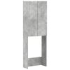 vidaXL Tualettkabinet ARNHEM Betoonhall 66 x 25,5 x 190 cm Tehispuit