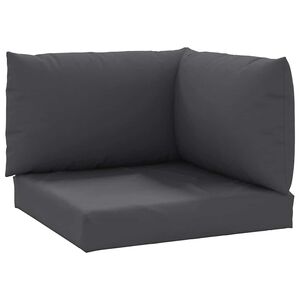 vidaXL euroaluse istmepadjad 3 tk, antratsiithall, oxford-kangas