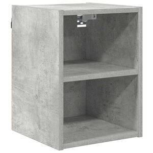 vidaXL Seinakapp ladustamisega Betoonhall 30 x 29,5 x 40 cm Tehispuit