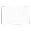 vidaXL haagisev&otilde;rk elastse n&ouml;&ouml;riga, valge, 4 x 2,5 m, PP