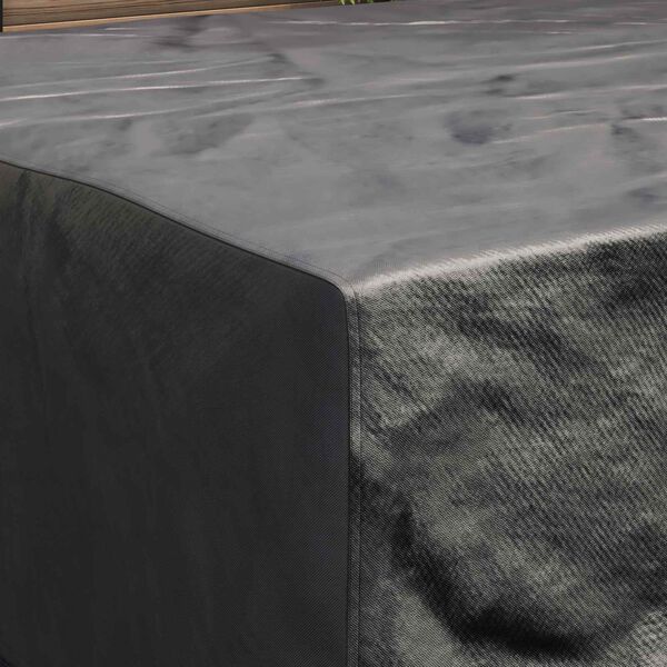 vidaXL M&ouml;&ouml;bli kate &Uuml;ksv&auml;rviline Must 210 x 200 x 70 cm 600D