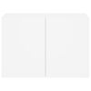 vidaXL seinale kinnitatav telerikapp, valge, 60 x 30 x 41 cm