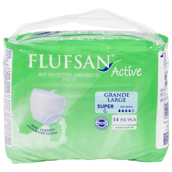 Flufsan inkontinents p&uuml;ksid t&auml;iskasvanutele, 14 tk, suurus L