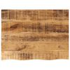 vidaXL lauaplaat, 90x60x3,8 cm, naturaalsete servadega, mangopuit