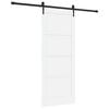 vidaXL Libisev uks ORKDAL Valge 83 x 202 cm Toekas m&auml;nnipuit