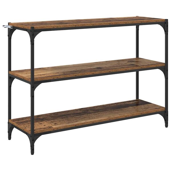 vidaXL Raamaturiiul Vana puit 100 x 33 x 70,5 cm