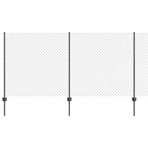 vidaXL Metallv&otilde;rk koos postiga 10 x 1,2 m (L x K) PVC-kaetud teras
