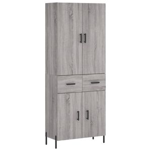 vidaXL k&otilde;rge kapp, hall Sonoma tamm, 69,5 x 34 x 180 cm, tehispuit