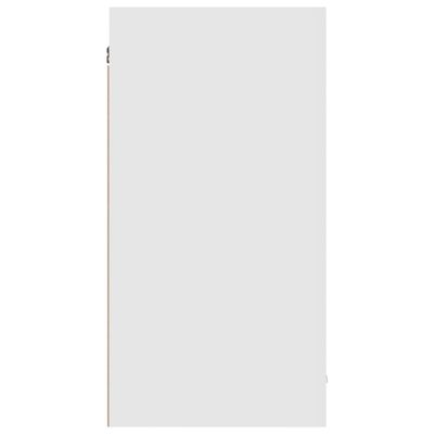 vidaXL seinakapp, kõrgläikega valge, 80 x 31 x 60 cm, puitlaastplaat