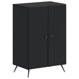 vidaXL Kinga kapp BREDA 59,5 x 39,5 x 90 cm Tehispuit Must