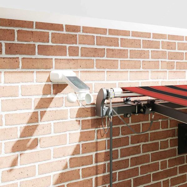 vidaXL Varjudekangas koos oranž ja pruun 450 &times; 300 cm Pol&uuml;ester