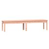 vidaXL 2-kohaline aiapink, must, 203,5 x 44 x 45 cm, ebatsuuga puit
