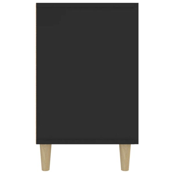 vidaXL puhvetkapp, must, 100 x 36 x 60 cm, tehispuit