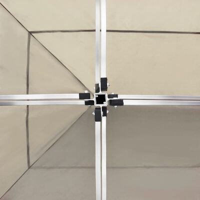 vidaXL kokkupandav peotelk, alumiinium, 6 x 3 m, kreemjas