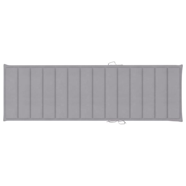 vidaXL aia päevitustool laua ja istmepadjaga, immutatud männipuit