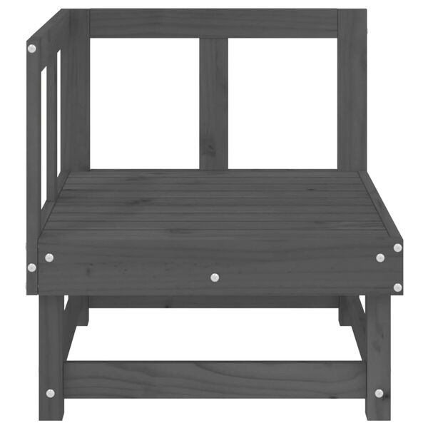 vidaXL aia nurgadiivanid, 2 tk, hall, männipuit