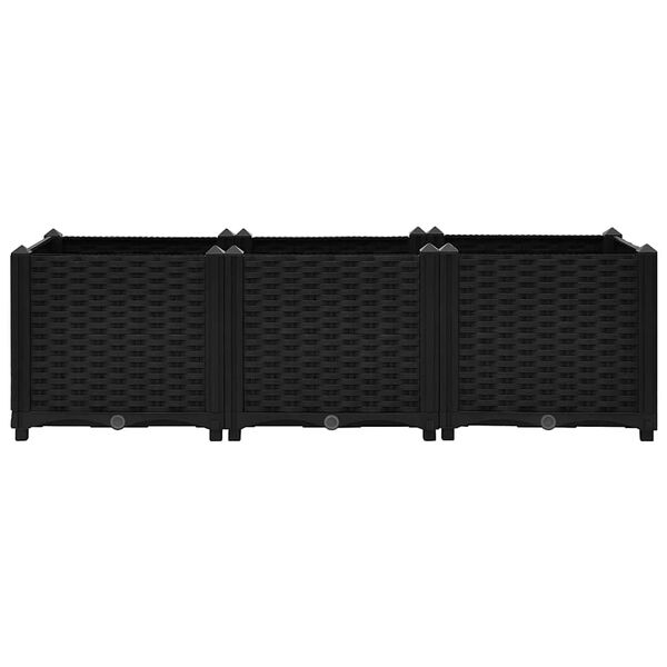 vidaXL taimekast 120 x 40 x 38 cm, polüpropüleen