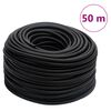 vidaXL h&uuml;briid &otilde;huvoolik, must, 0,6" 50 m, kumm ja PVC