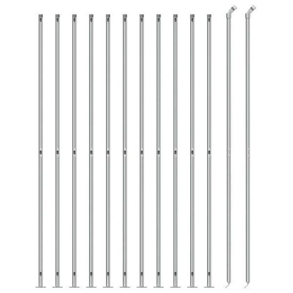 vidaXL v&otilde;rkaed &auml;&auml;rikuga, h&otilde;bedane, 1,6 x 25 m